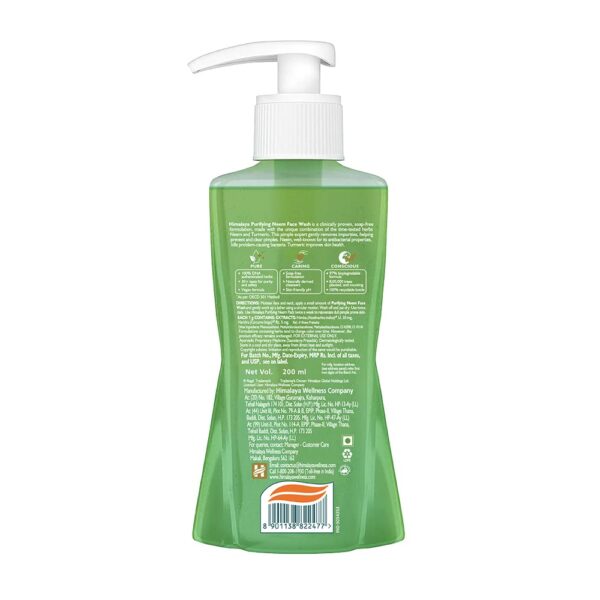Himalaya Herbals Purifying Neem Face Wash, 200ml
